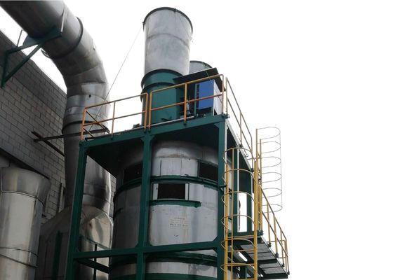 Heat Transferring Hood 	Exhaust Gas Scrubber For Construction Equipment